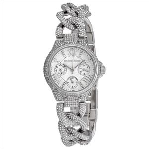 Mk Silver Bling Watch